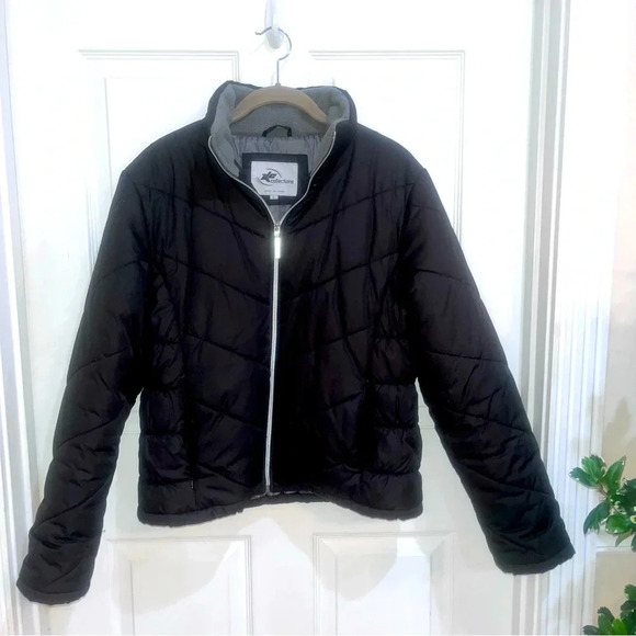 Kc collections womens puffer coat sz lg - Picture 1 of 5